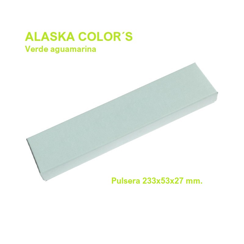 Alaska AGUAMARINA pulsera extendida 233x53x27 mm.